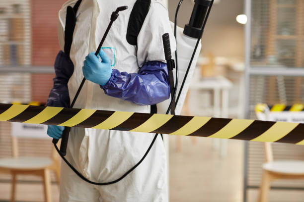 Professional Biohazard technician working in Marble Falls, AR